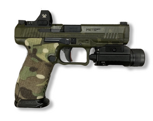 Cordura 1000D grip wrap on the Canik Mete SFT — Combat Textiles