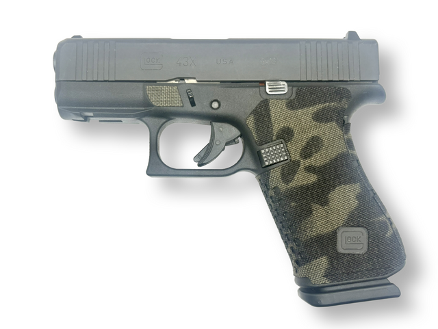 Cordura 1000D grip wrap on the Glock 43X — Combat Textiles