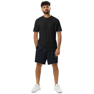 Combat Textiles Alpha T-Shirt — Black, worn, front — Combat Textiles