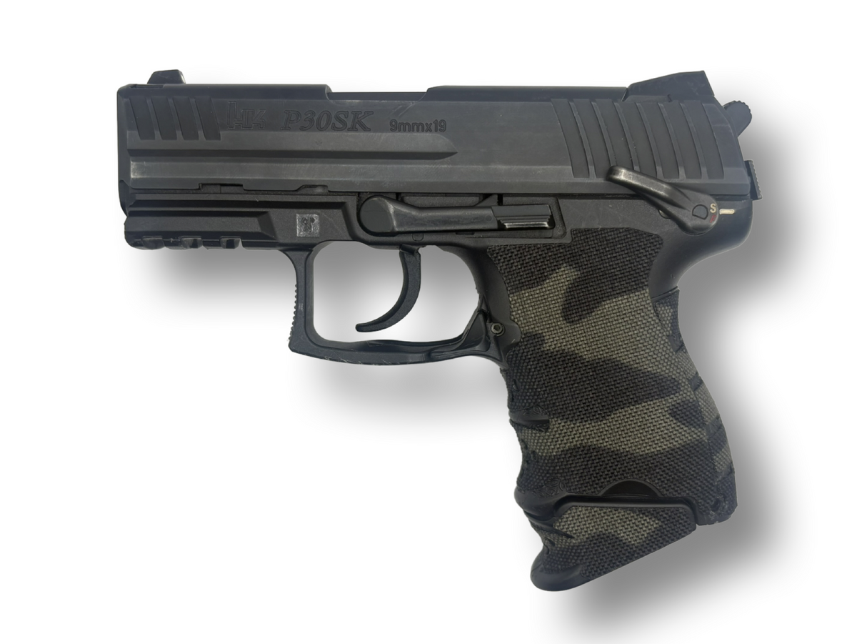 Cordura 1000D grip wrap on the HK P30SK — Combat Textiles