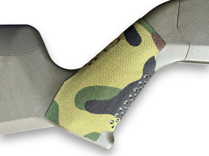 Magpul Ruger 10/22 stock grip in M81 Woodland Cordura 1000D by Combat Textiles - right side