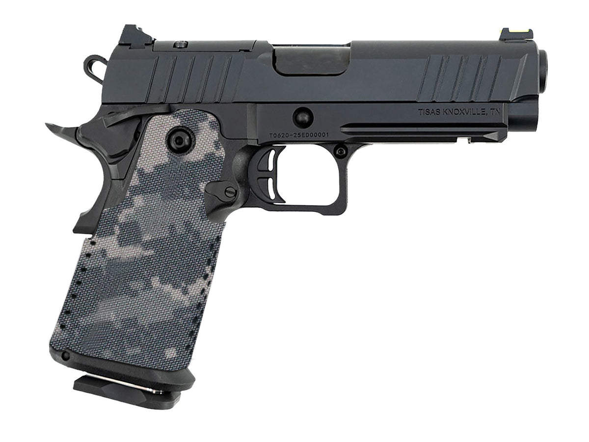 Tisas 1911 Double Stack Cordura 1000D grip wrap in ACU — Combat Textiles