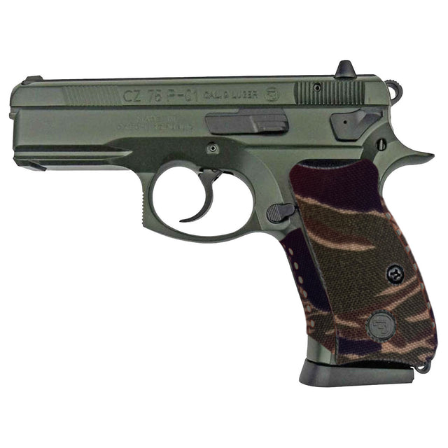 Cordura 1000D grip wrap on the CZ 75 P-01 — Combat Textiles