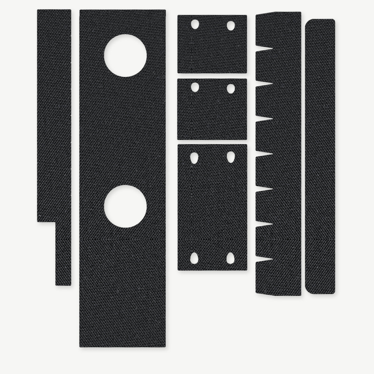 Optic Wrap Kit for Aimpoint CompM2 - die-cut Cordura 1000D kit pieces in Black - Combat Textiles