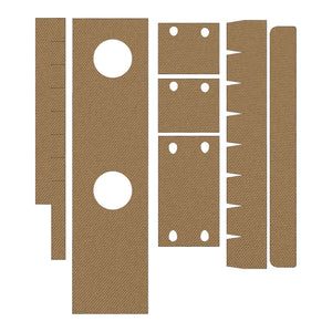 Aimpoint PRO optic wrap kit outline, Coyote