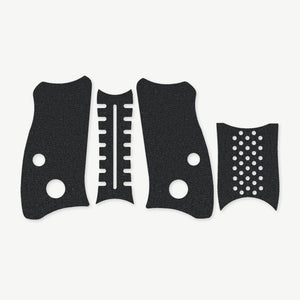 Grip Kit for CZ 75 P-01 / CZ 75 Compact - die-cut Cordura 1000D kit pieces in Black - Combat Textiles