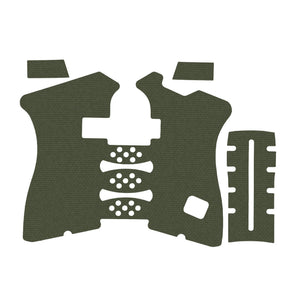 GLOCK G19/G23/G32 Pistols grip wrap kit outline, OD Green (Gen3)