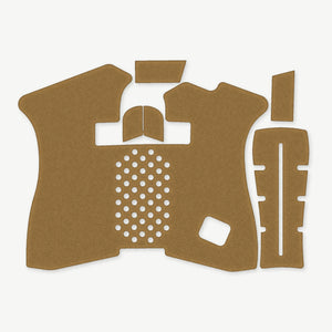 GLOCK G43X/G48 Pistols grip wrap die-cut kit outline, Coyote - Combat Textiles