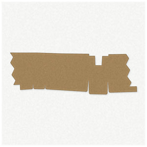 HEXMAG AR15/M4/M16 (20-Round Magazine) mag wrap kit outline, Coyote