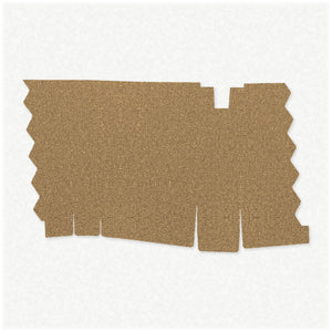 HEXMAG AR15/M4/M16 (30-Round Magazine) mag wrap kit outline, Coyote