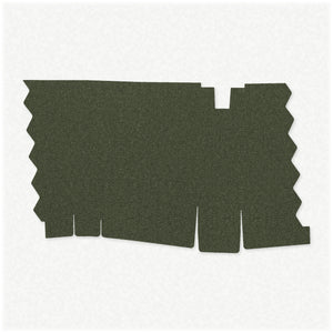 HEXMAG AR15/M4/M16 (30-Round Magazine) mag wrap kit outline, OD Green