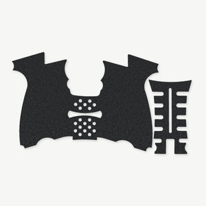 Grip Kit for HK P2000SK - die-cut Cordura 1000D kit pieces in Black - Combat Textiles