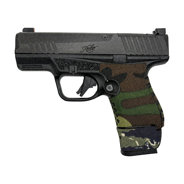 Kimber Mako R7 (13 & 15-Round Extended Magazines) Cordura mag wrap, Tiger Stripe (Green/Black)