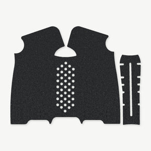Grip Kit for Magpul MOE-K2 AK - die-cut Cordura 1000D kit pieces in Black - Combat Textiles