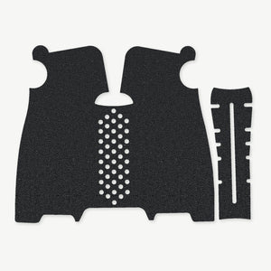 Grip Kit for Magpul MOE K2-XL - die-cut Cordura 1000D kit pieces in Black - Combat Textiles