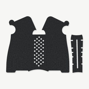 Grip Kit for Magpul MOE+ - die-cut Cordura 1000D kit pieces in Black - Combat Textiles