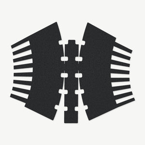 Mag Wrap Kit for Magpul PMAG 30 AK/AKM Gen 3 - die-cut Cordura 1000D kit pieces in Black - Combat Textiles