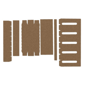 Modlite 18650 Rifle Light (PLHv2, v3/OKW v2) light wrap kit outline, Coyote