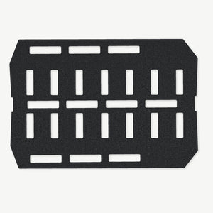 Forend Wrap Kit for Magpul SGA — Mossberg 500/590A1 - die-cut Cordura 1000D kit pieces in Black - Combat Textiles