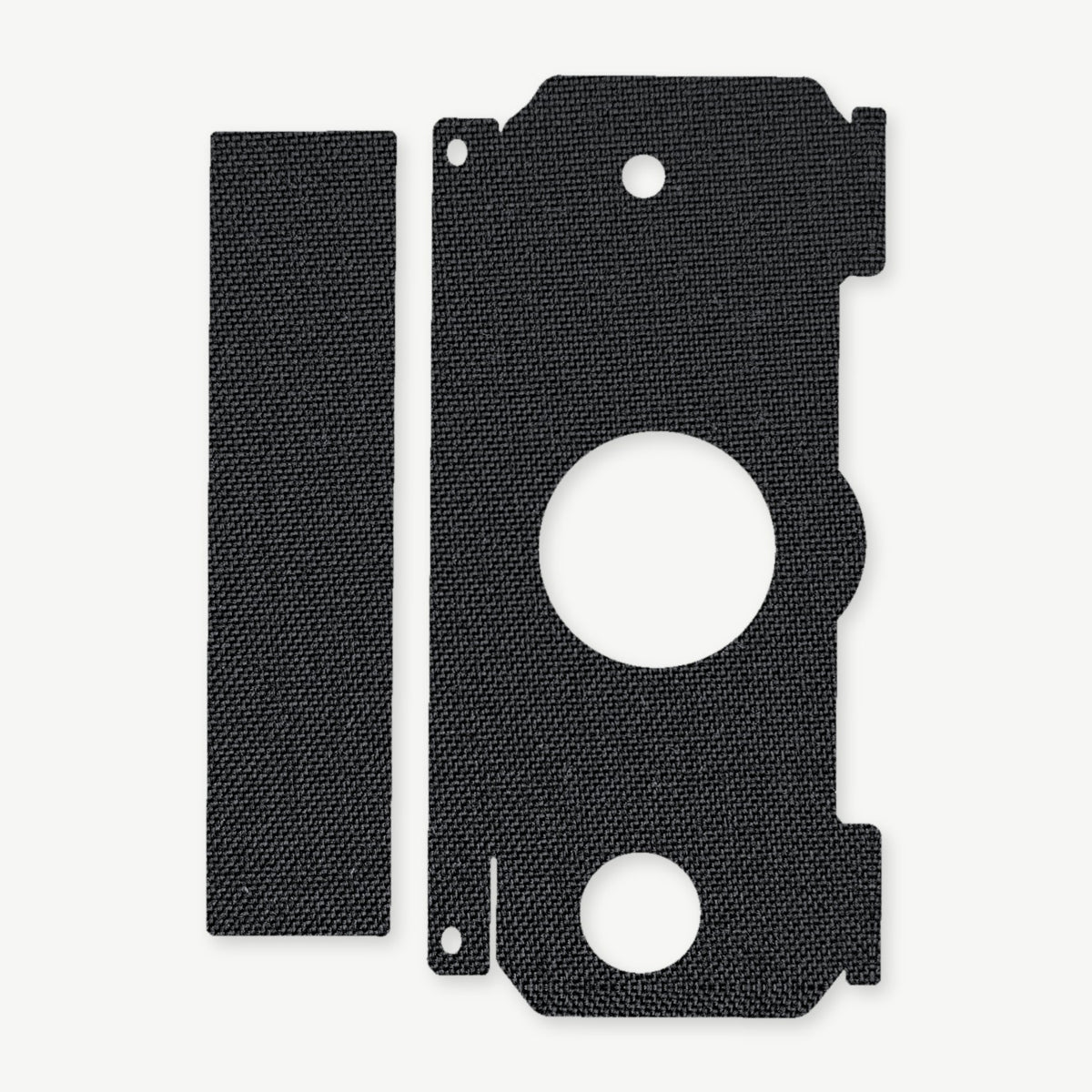 Light Wrap Kit for OLIGHT VALKYRIE PL-3 (R) - die-cut Cordura 1000D kit pieces in Black - Combat Textiles