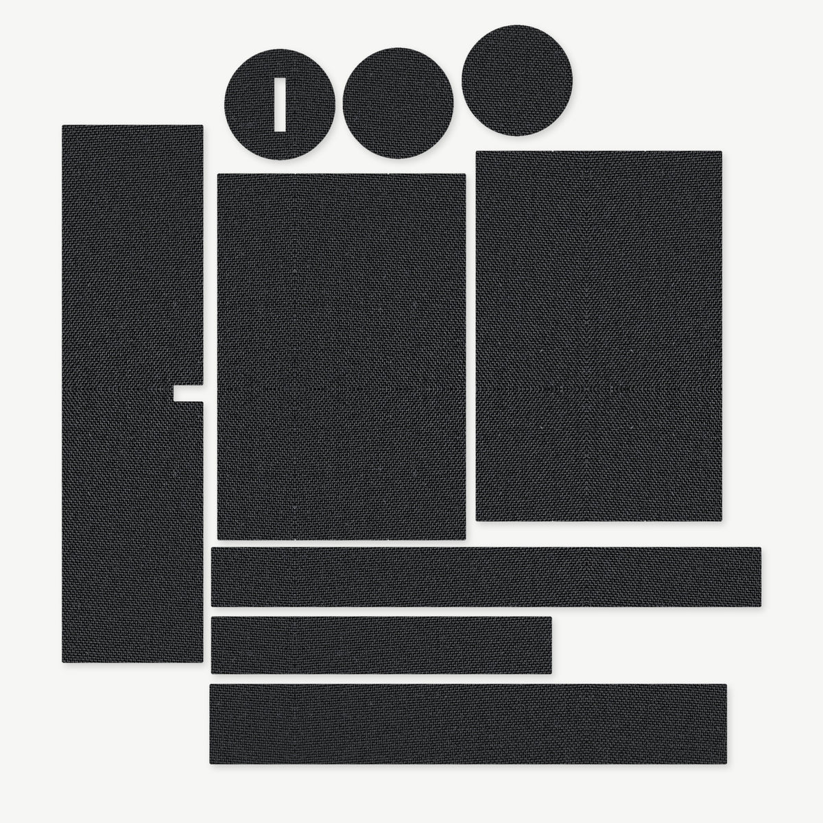 Optic Wrap Kit for Primary Arms SLx 1-6x24 Gen IV - die-cut Cordura 1000D kit pieces in Black - Combat Textiles