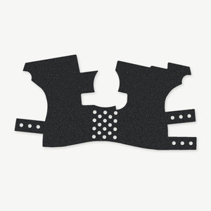 Grip Kit for Ruger LCP - die-cut Cordura 1000D kit pieces in Black - Combat Textiles