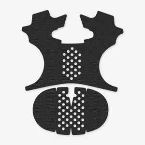 Grip Kit for Smith & Wesson CSX - die-cut Cordura 1000D kit pieces in Black - Combat Textiles