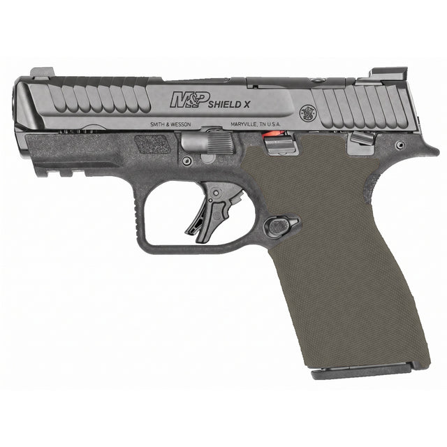 Smith & Wesson Shield X Cordura grip wrap, Ranger Green (Safety: Yes)