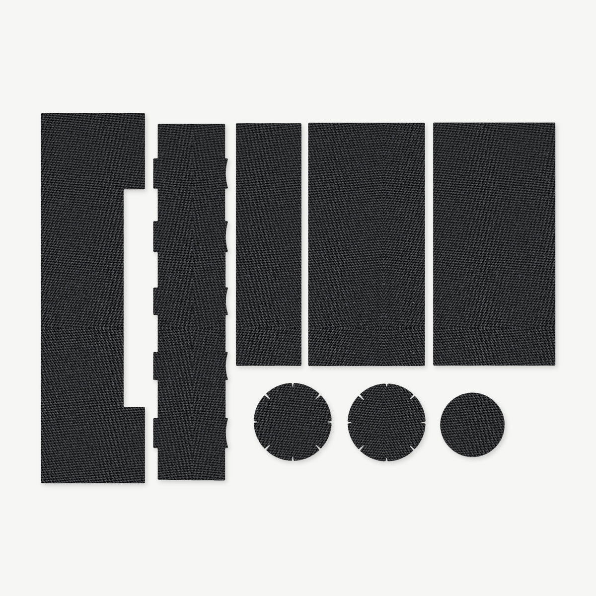 Optic Wrap Kit for SIG Tango-MSR 1-6x24 - die-cut Cordura 1000D kit pieces in Black - Combat Textiles