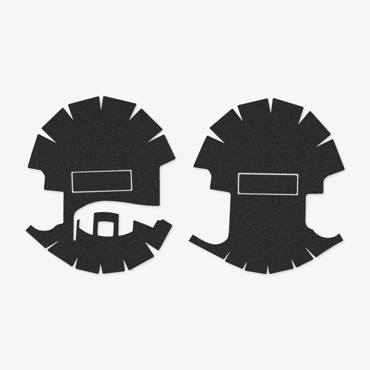 Ear Pro Wrap Kit for Sordin Supreme PRO-X / ACE Schakal - die-cut Cordura 1000D kit pieces in Black - Combat Textiles