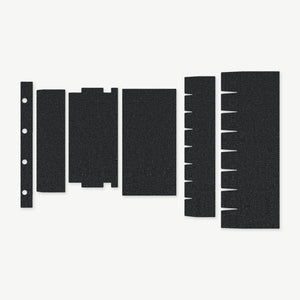 Light Wrap Kit for SureFire Scout M600/M640 (DF/DFT) - die-cut Cordura 1000D kit pieces in Black - Combat Textiles