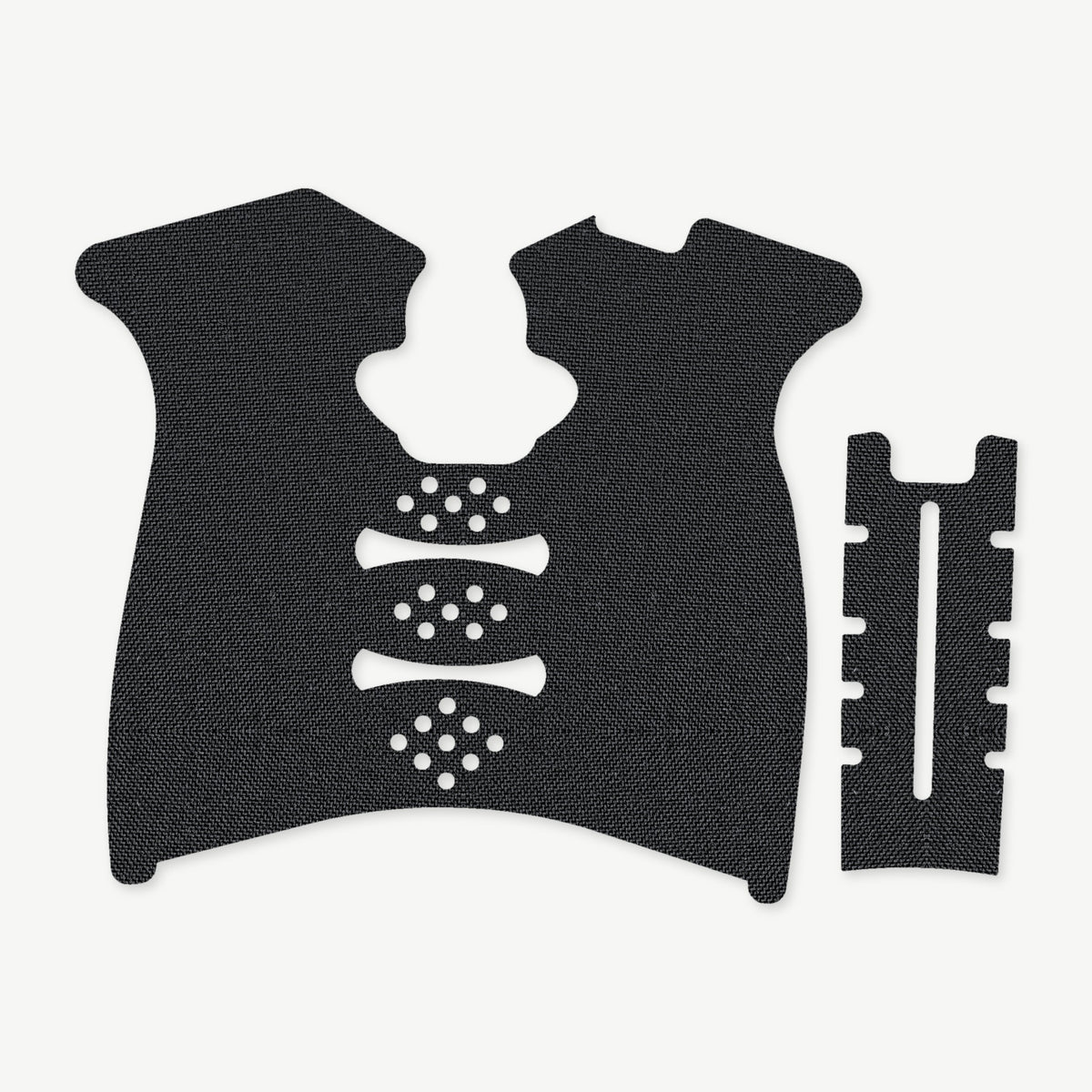Grip Kit for Springfield XD Mod.2 (Full Size) - die-cut Cordura 1000D kit pieces in Black - Combat Textiles