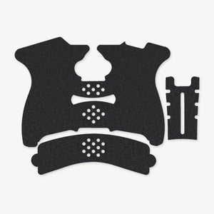 Grip Kit for Springfield XDS Mod.2 - die-cut Cordura 1000D kit pieces in Black - Combat Textiles