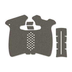 Springfield Hellcat Pro grip wrap kit outline, Ranger Green