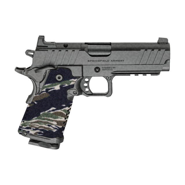 Springfield Prodigy Cordura grip wrap, Tiger Stripe (Green/Black)