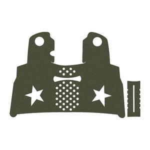Staccato C2 grip wrap kit outline, OD Green