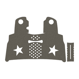 Staccato C2 grip wrap kit outline, Ranger Green