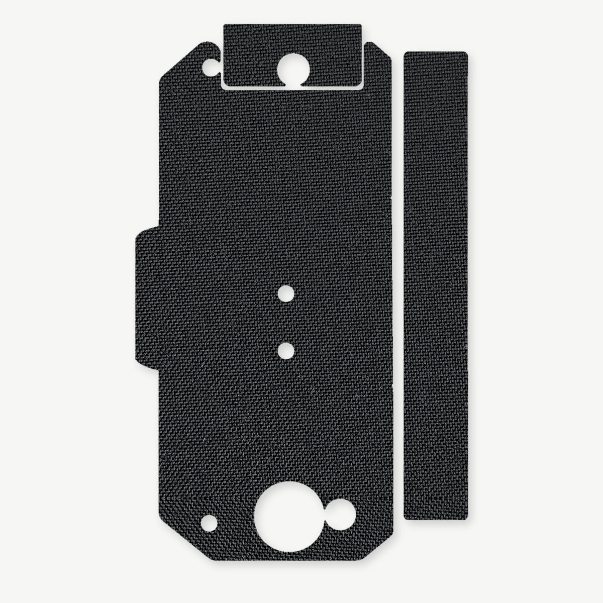 Light Wrap Kit for Streamlight TLR-2 / 2S / 2HL - die-cut Cordura 1000D kit pieces in Black - Combat Textiles