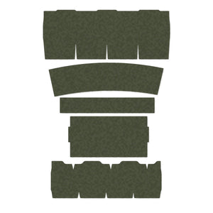 Streamlight ProTac 2.0 Rail-Mount light wrap kit outline, OD Green