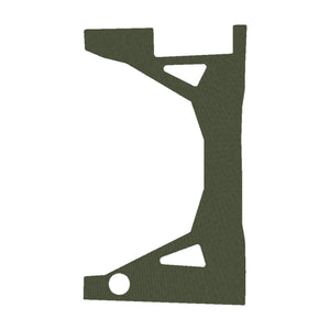 Swampfox Justice optic wrap kit outline, OD Green