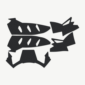 Helmet Wrap Kit for Team Wendy EXFIL LTP - die-cut Cordura 1000D kit pieces in Black - Combat Textiles