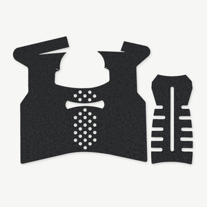 Grip Kit for Taurus GX4 Carry - die-cut Cordura 1000D kit pieces in Black - Combat Textiles