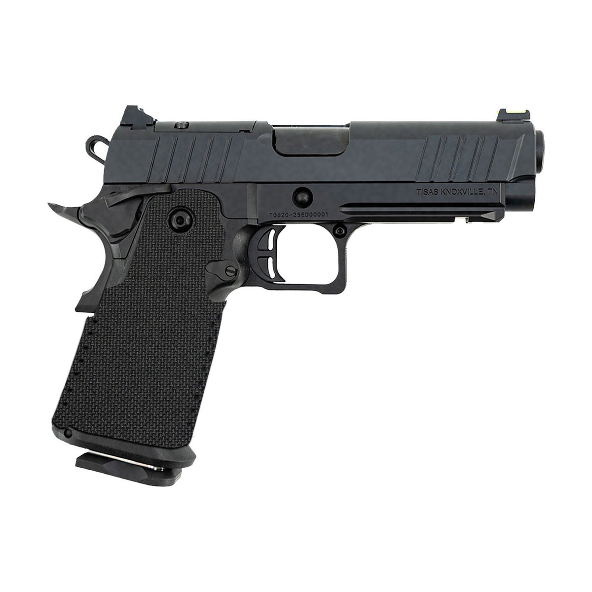 Tisas 1911 Double Stack (9mm) Cordura grip wrap, Black