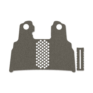 Tisas 1911 Double Stack (9mm) grip wrap kit outline, Ranger Green