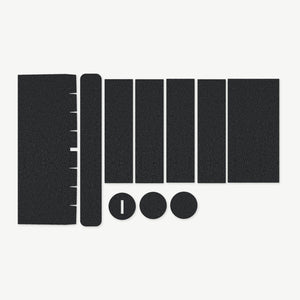 Optic Wrap Kit for Vortex Strike Eagle 1-6x24 - die-cut Cordura 1000D kit pieces in Black - Combat Textiles