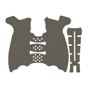 HK VP9 grip wrap kit outline, Ranger Green