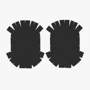 Ear Pro Wrap Kit for Walker’s Razor Slim (Passive) - die-cut Cordura 1000D kit pieces in Black - Combat Textiles