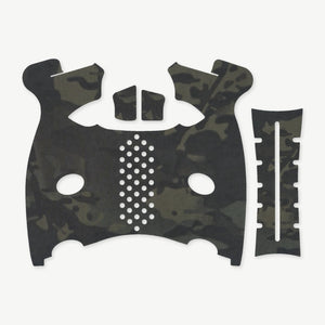 Grip Kit for FN 509 - die-cut Cordura 1000D kit pieces in MultiCam Black - Combat Textiles