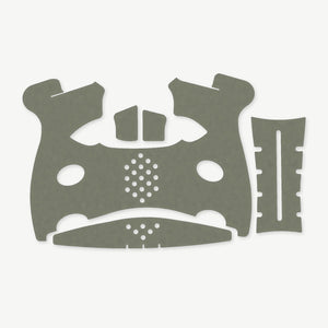 Grip Kit for FN 509C - die-cut Cordura 1000D kit pieces in OD Green - Combat Textiles
