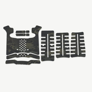 Grip Kit for Archon Type B (Gen 2) - die-cut Cordura 1000D kit pieces in MultiCam Black - Combat Textiles
